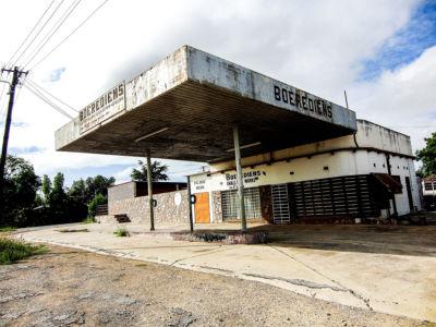 A closed shop in Outjo.