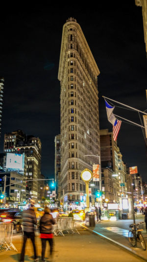 Flatiron by night