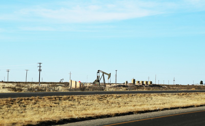 En pump, eventuellt en av Texas oljekällor.